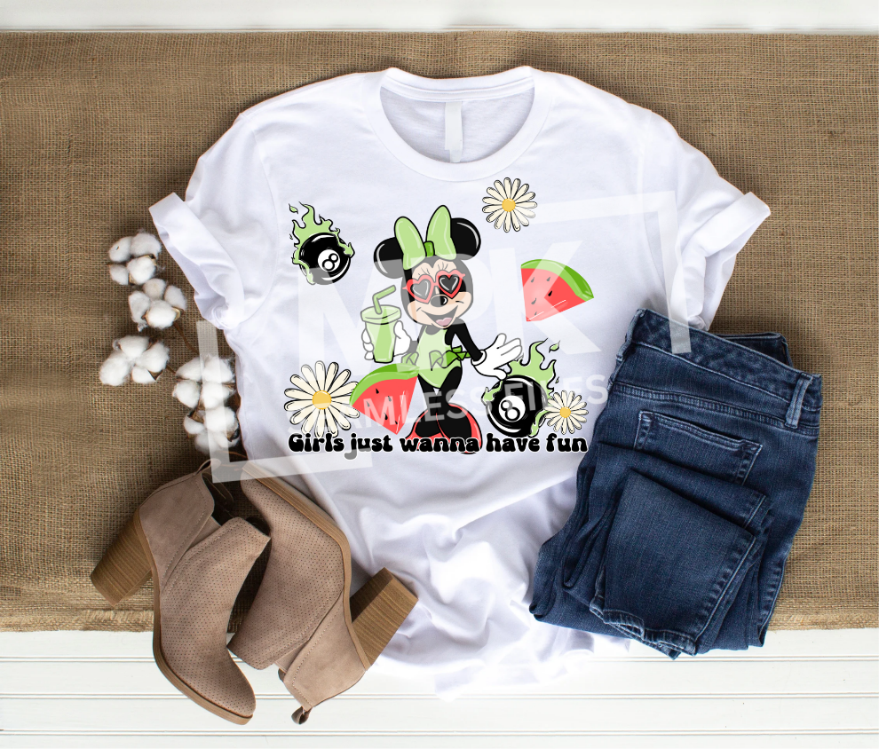 Girls just wanna have fun PNG