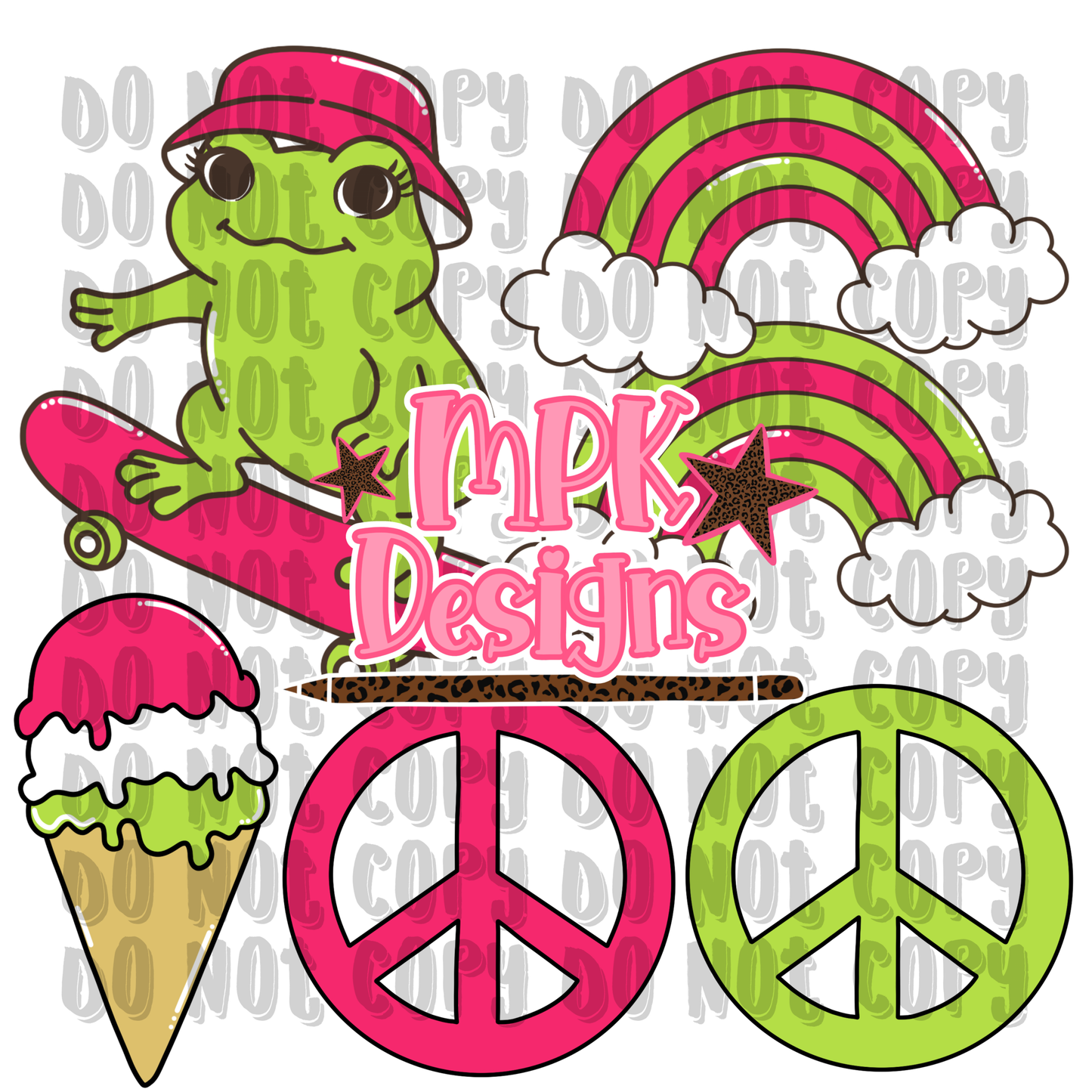 Groovy Skate & Scoop clipart