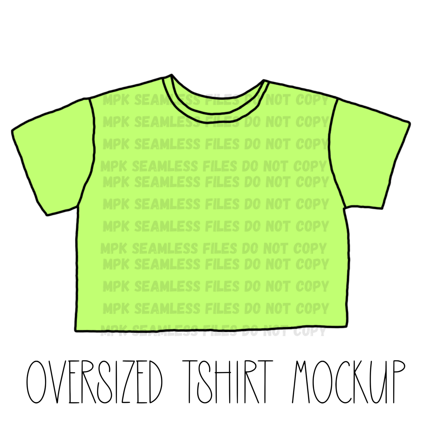 Oversized Tshirt Mockup