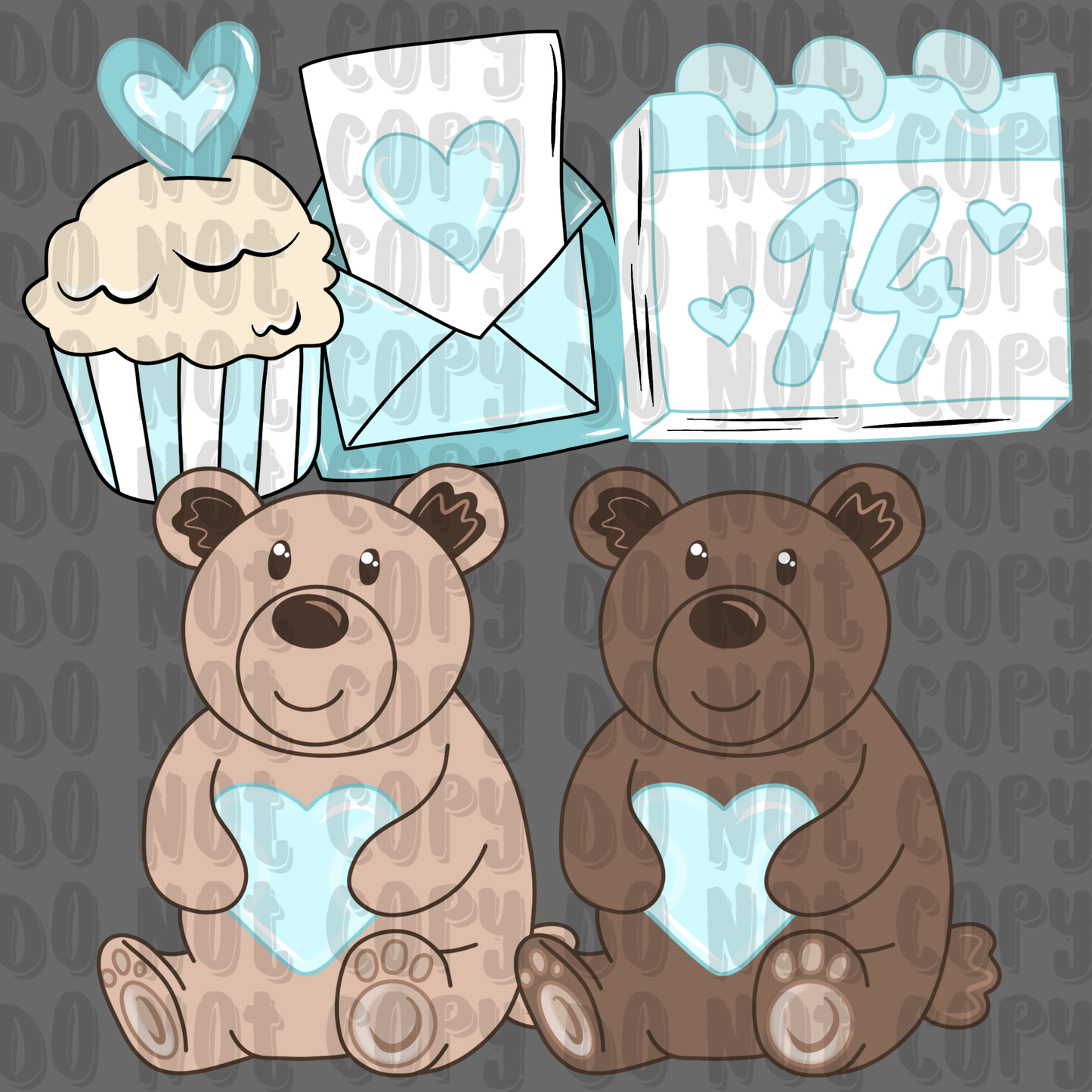 Blue Valentines Clipart