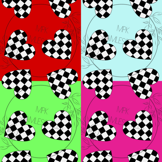 Checkered hearts bundle
