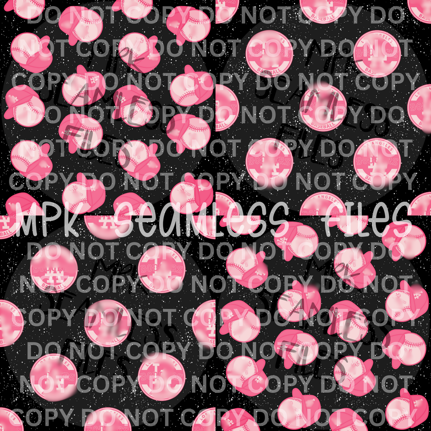 Pink LA Baseball