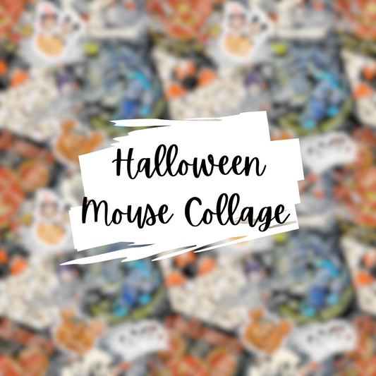 Halloween Mouse Collage