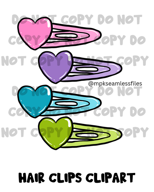 HairClips Clipart