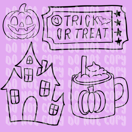 Halloween Outlines