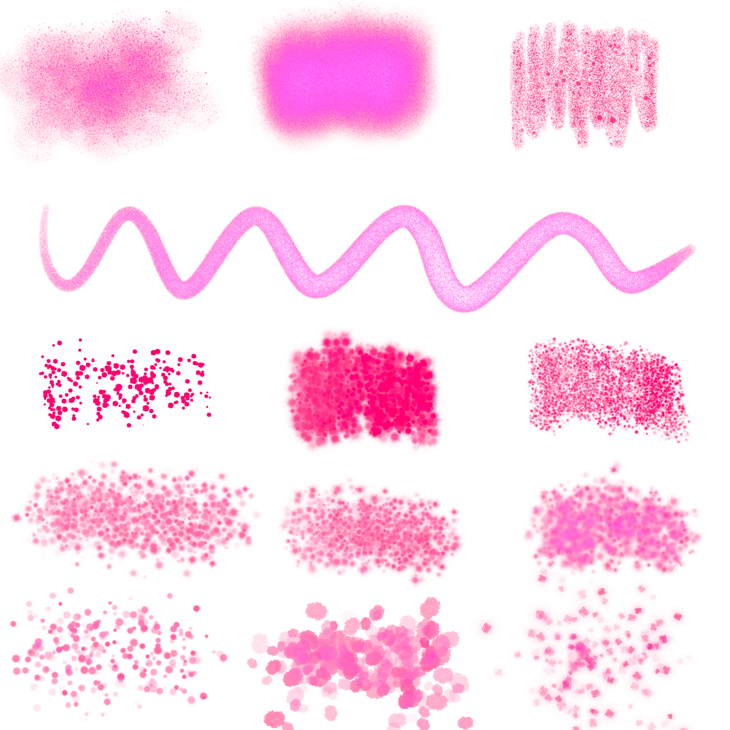 Glitter Brush Set 1