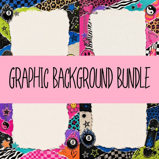 Graphic Background Bundle 4pc