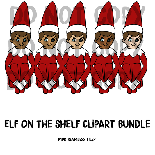 Elf on the Shelf Clipart bundle