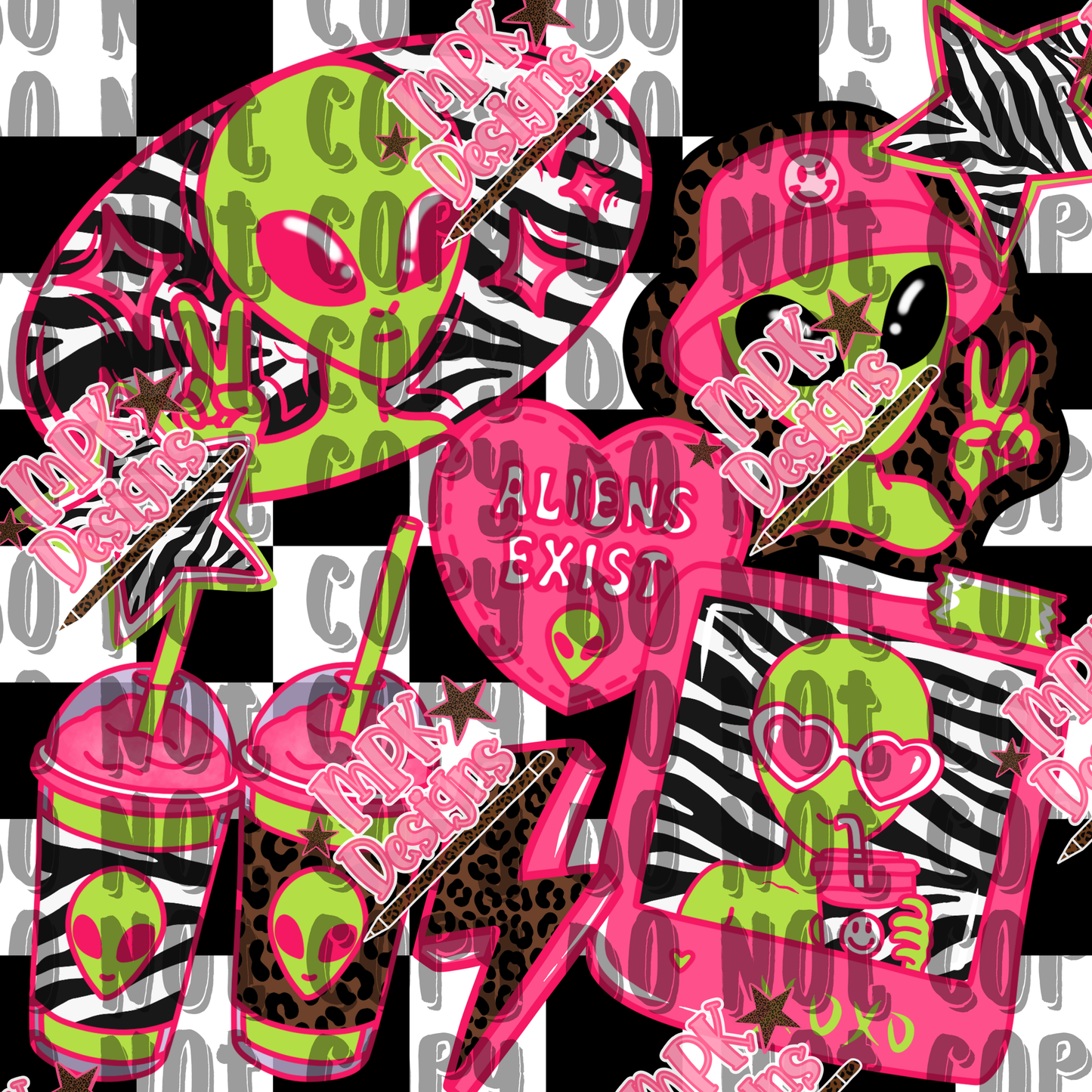 Aliens Exist Clipart