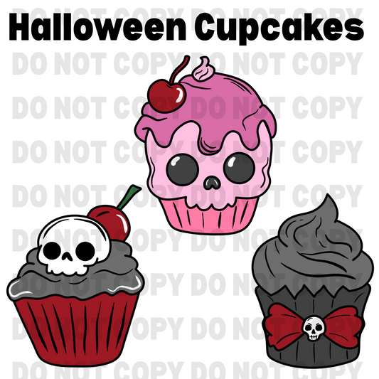 Halloween Cupcakes Clipart