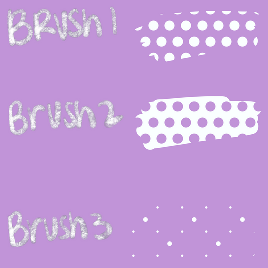 Polk-A-Dot Brush Set