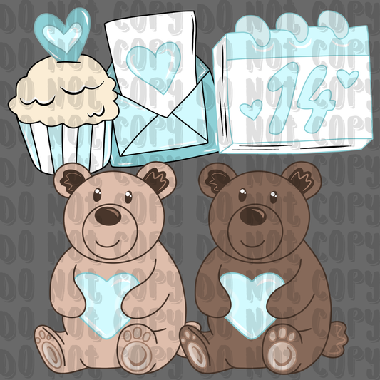 Blue Valentines Clipart