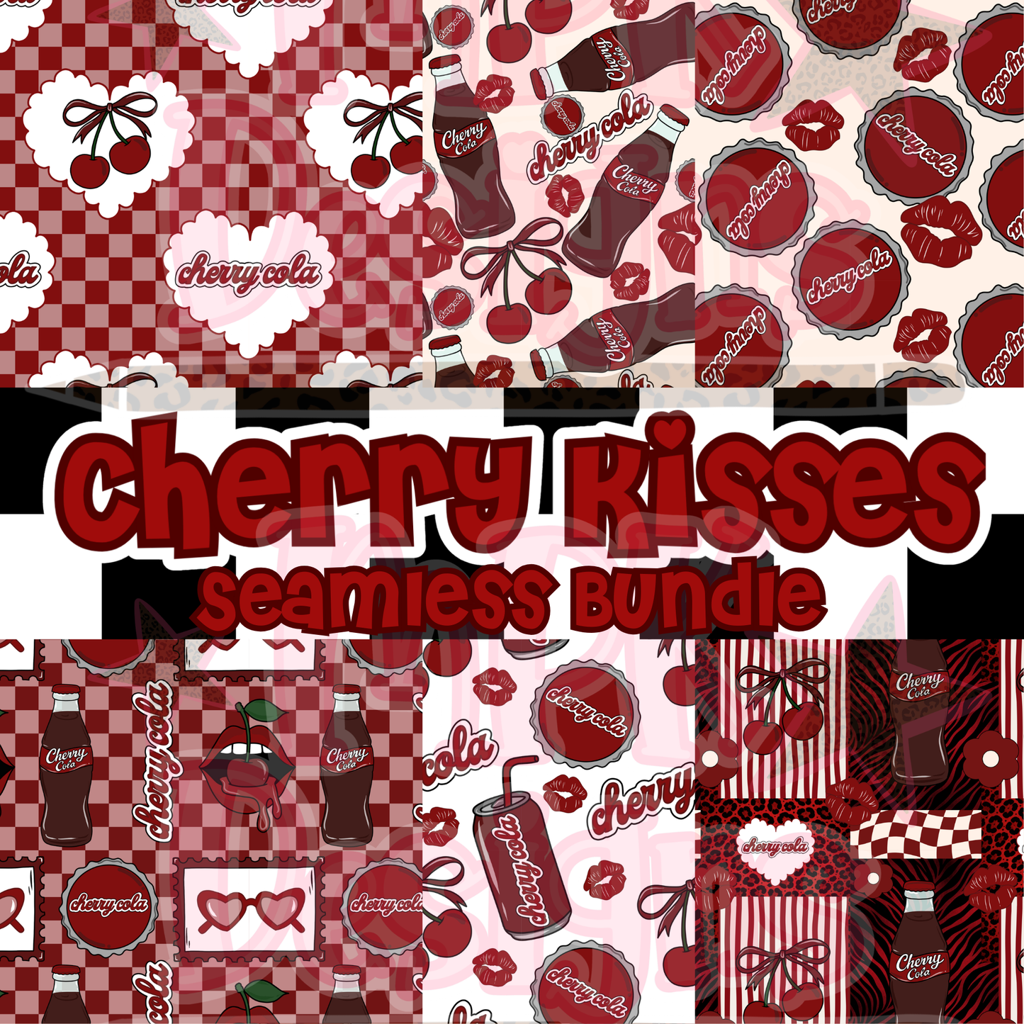 Cherry Kisses Seamless