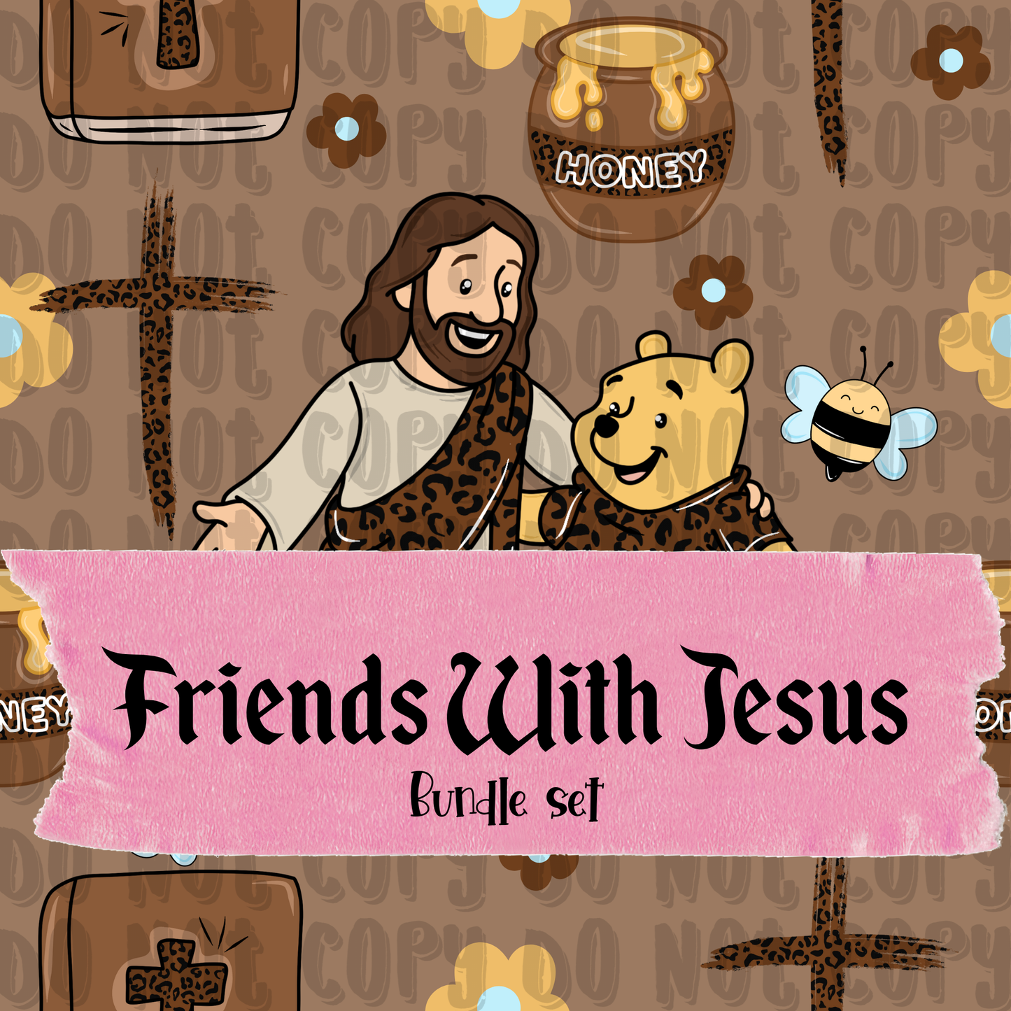 Friends With Jesus seamless set