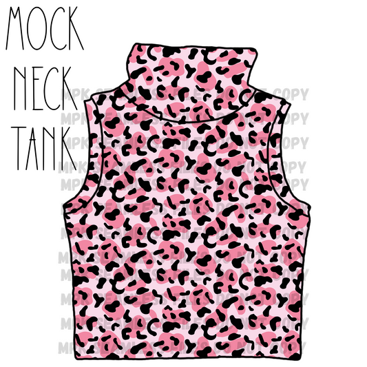 Mock Neck Tank Mockup
