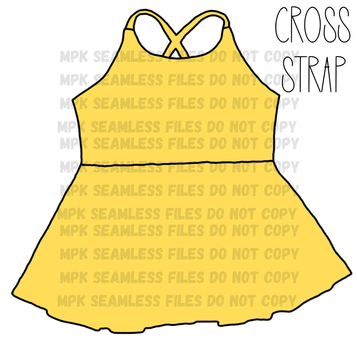 Cross Strap Mockup