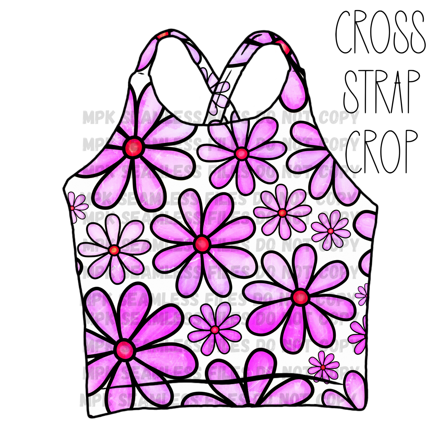 Cross Strap Crop Mockup